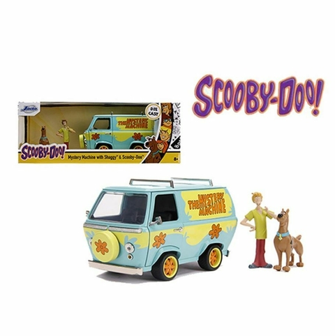 The Mystery Machine + Figuras Scooby Doo e Salsicha 1:24 Jada Toys 31720