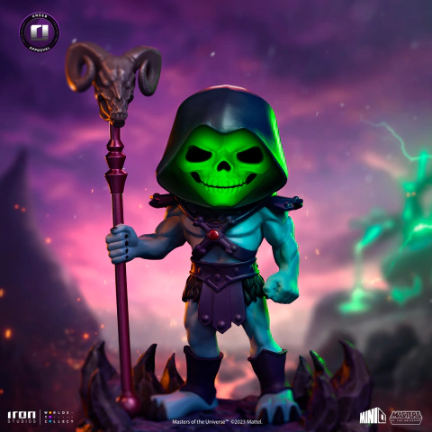 MiniCo Exclusivo Skeletor - Masters of the Universe - Event Exclusive CCXP 2023 - Brilha no Escuro