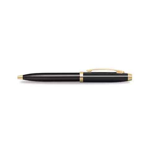 Caneta Esferográfica Sheaffer 100 Preto Com Clip Dourado E2932251