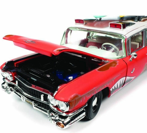1959 Cadillac Eldorado Ambulance Surf Shark 1:18 Auto Word Aw312