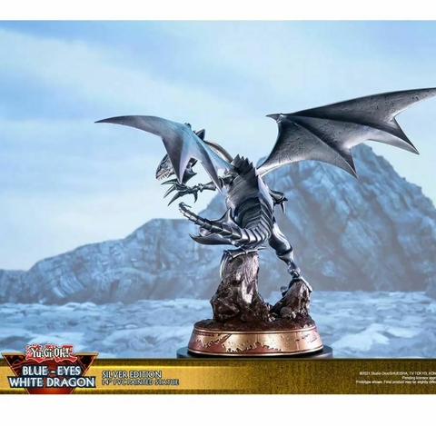 First 4 Figures Yu-Gi-Oh Blue-Eyes White Dragon White Silver