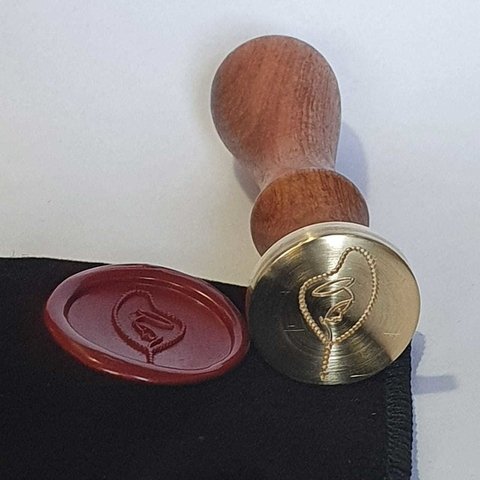Sinete Para Lacre Modelo Terço 25mm - Sellart