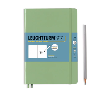 Sketchbook Leuchtturm1917, Medium (A5) - 112 paginas 150g/m² Sálvia 370354 - comprar online