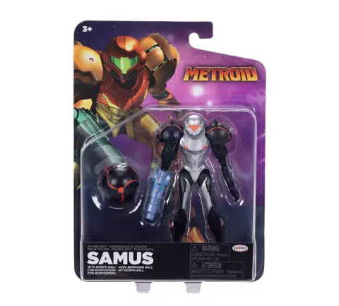 Figuras Samus Com Morph Ball Nintendo Metroid Sunny 4650