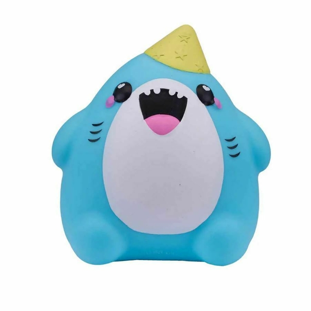 Boneco Elástico Squish Snaws Smooshzees Snugzees 9cm Sunny 4160