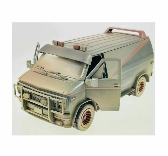 GMC Vandura Esquadrão Classe A The A-Team Versão Suja 1:24 Greenlight 