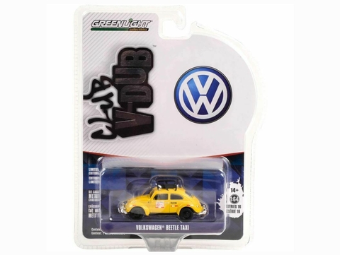 Volkswagen Beetle Taxi Fusca Lima Club V-dub 1/64 Greenlight 36070F