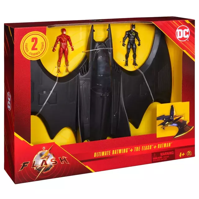 Dc The Flash Asa De Morcego Com 2 Bonecos De 10 Cm 3416 Sunny Spin Master