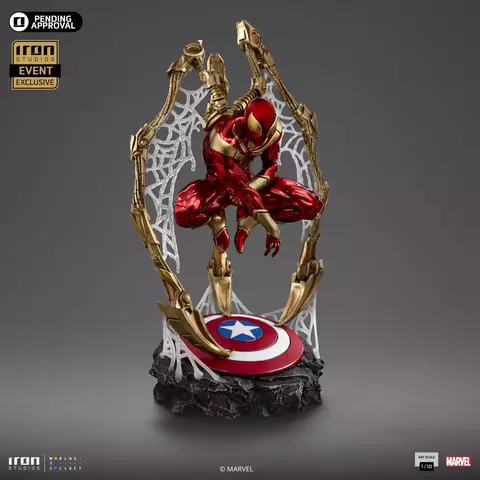 Spider-man Iron Suit (2024 event exclusive) - Marvel Comics - Art Scale 1/10 - Iron Studios