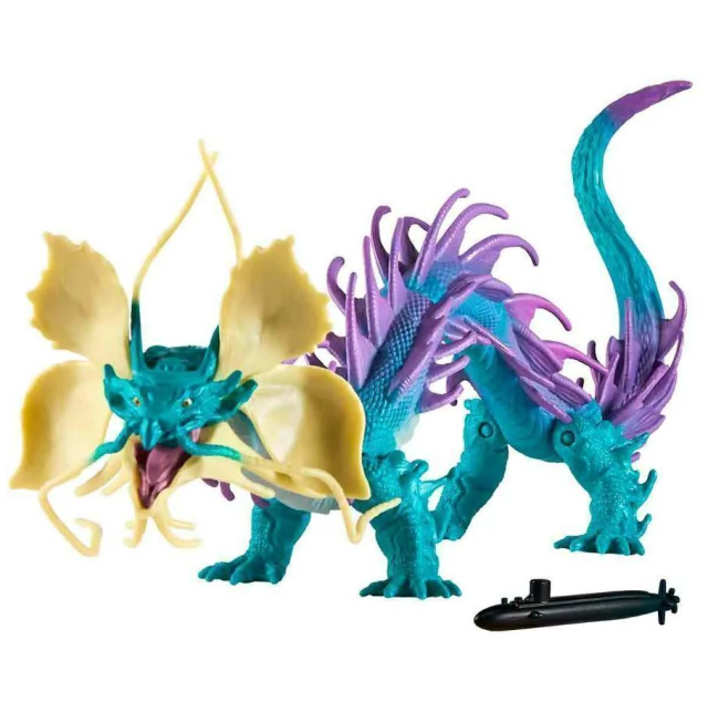 Boneco Tiamat de 15cm com Submarino Godzilla Novo Império Sunny 4670