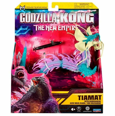 Boneco Tiamat de 15cm com Submarino Godzilla Novo Império Sunny 4670