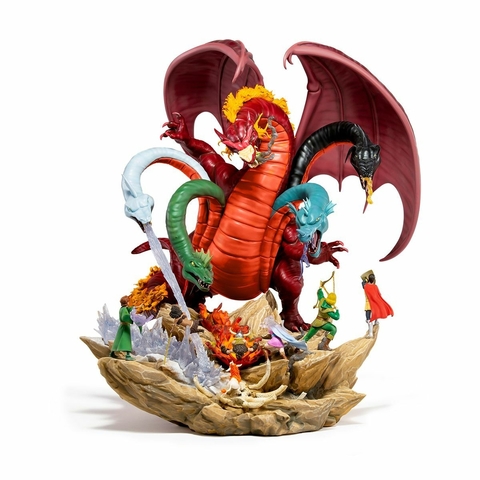 Tiamat Battle - 1/20 Demi Art Scale - Dungeons & Dragons - Iron Studios - JÁ EXPOSTO