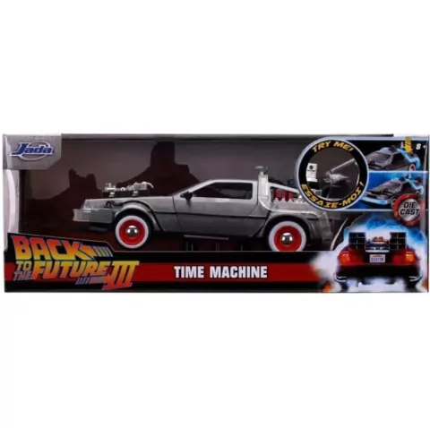 Delorean Back to The Future III Time Machine 1:24 Jada Toys 32166