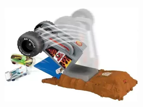 Hot Wheels Monster Trucks Arena Smashers Tire Crash Challenge Mattel Hnb87