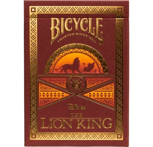 Baralho Bicycle Disney Rei Leão Edição Especial Copag 1974