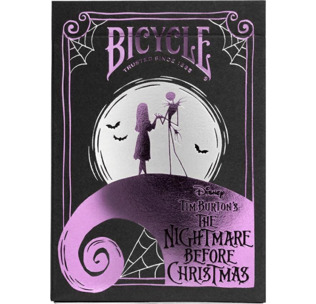 Baralho Bicycle Disney Nightmare Before Christmas Edição Especial Copag 1936