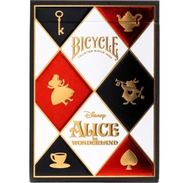 Baralho Bicycle Disney Alice no País das Maravilhas Edição Especial Copag 1967