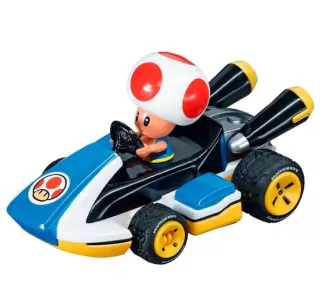 Carrinho de Fricção Toad Pull & Speed Mario Kart 1:43 Carrera