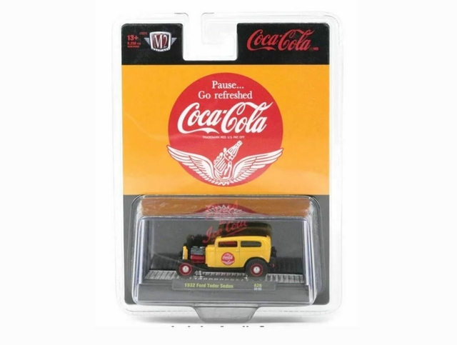  Ford Tudor Sedan 1932 Coca-Cola 1/64 Machines 52500