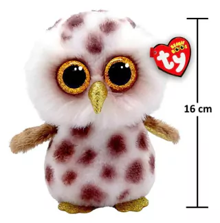 Pelúcia Beanie Boos Ty Coruja Whoolie 16 Cm Toyng 44098