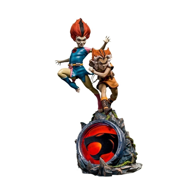 Estátua Wilykit & Wilykat - Thundercats -Bds Art Scale 1/10 - Iron Studios Já Exposto