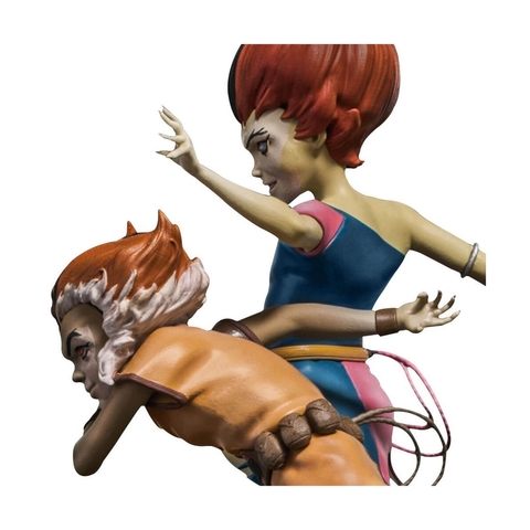 Estátua Wilykit & Wilykat - Thundercats -Bds Art Scale 1/10 - Iron Studios Já Exposto