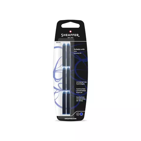 Cartucho Para Tinteiro Sheaffer Azul Com 6 Unidades 93091