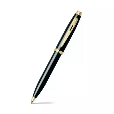 Caneta Esferográfica Sheaffer 100 Preto Com Clip Dourado E2932251