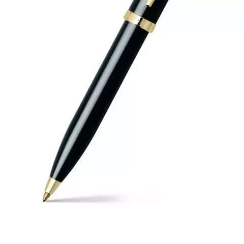 Caneta Esferográfica Sheaffer 100 Preto Com Clip Dourado E2932251