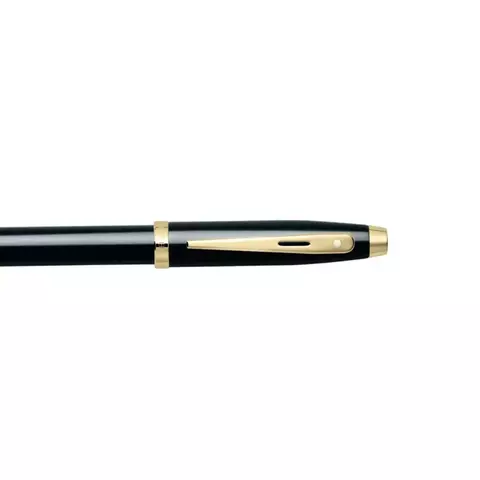 Caneta Esferográfica Sheaffer 100 Preto Com Clip Dourado E2932251