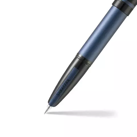 Caneta Tinteiro Sheaffer Icon Azul Metálico Com Preto E0911053