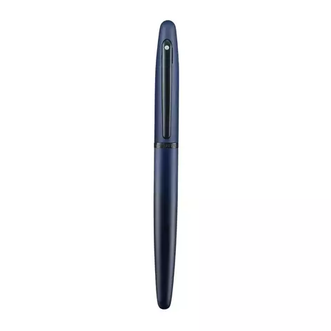 Caneta Tinteiro Sheaffer VFM Azul e Preto Fosco Pena Média E0942953