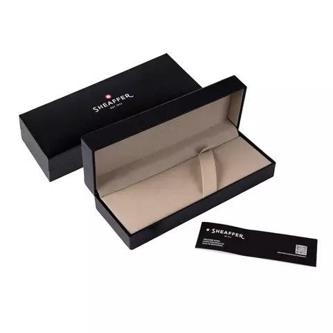 Caneta Esferográfica Sheaffer 100 Preto Com Clip Cromado E2933851
