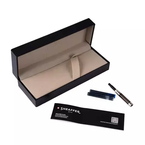Caneta Tinteiro Sheaffer Icon Azul Metálico Com Preto E0911053
