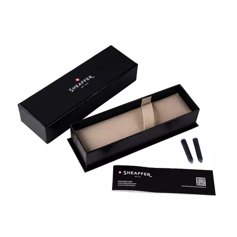 Caneta Tinteiro Sheaffer VFM Azul Com Clip Cromado E0940153