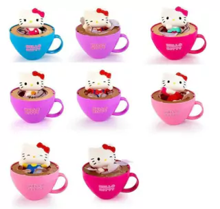 Hello Kitty Xicara Sortida Cappucino Com Surpresa Fun F0142-3