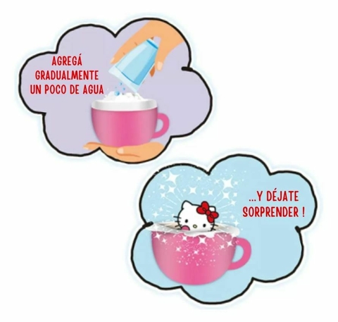 Hello Kitty Xicara Sortida Cappucino Com Surpresa Squish Fun F0142-3