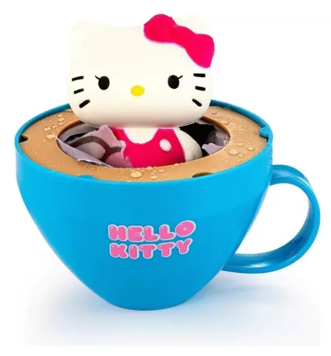 Hello Kitty Xicara Sortida Cappucino Com Surpresa Squish Fun F0142-3