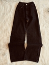 Wide leg clasico black tiro bajo - comprar online