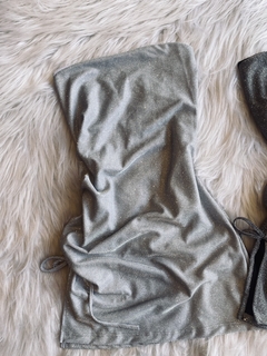 Vestido straple glitter en internet
