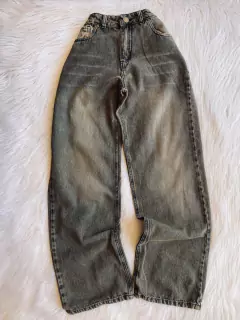 Wide leg oxido gris