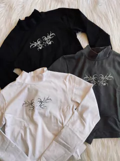 Reme media polera "corazón gótico” - comprar online