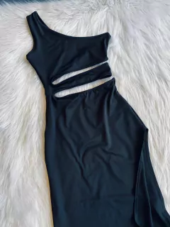 Vestido largo abertura - comprar online