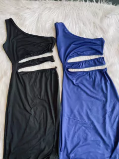 Vestido largo abertura