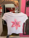 Baby Tee "Flores"