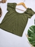 Remera Cuello U Morley Verde militar - comprar online