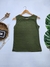 Musculosa Corte Americano Verde Militar