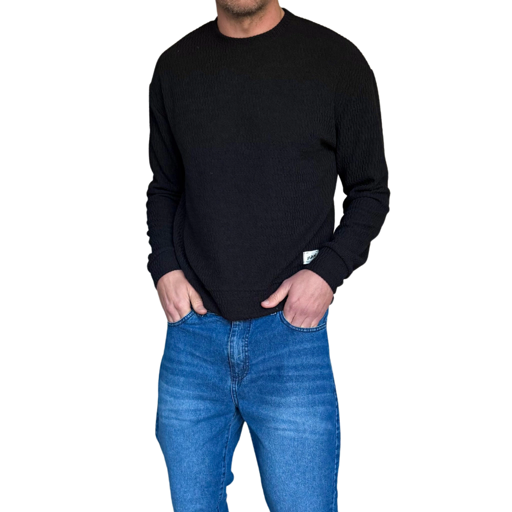 Buzo fit negro