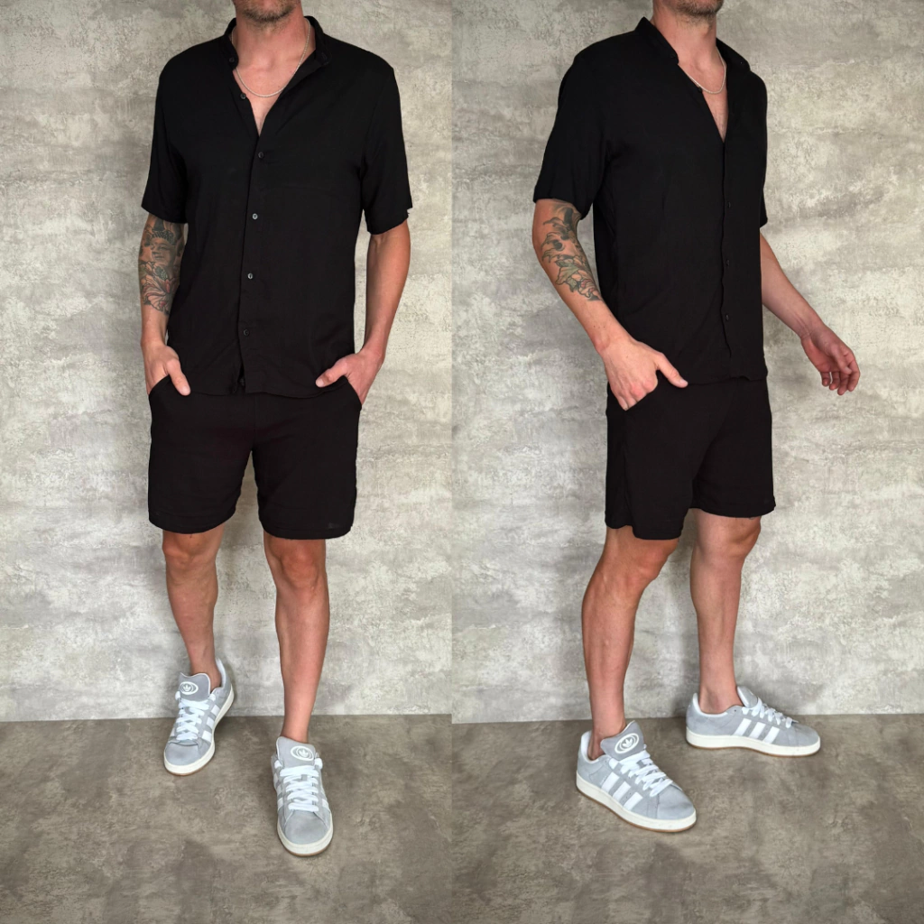 Conjunto Lino Negro