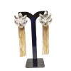 brinco de festa strass luxo